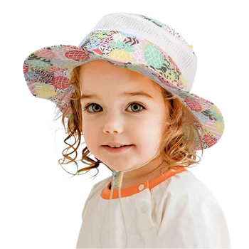 2023 Çocuk Güneş Koruyucu Dinozor Havzası Şapka Yaz Örgü Anti Ultraviyole Bebek Balıkçı Şapka Erkek Ve Kız Güneşlik Şapka