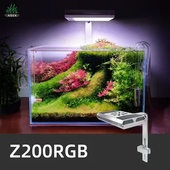 Toptan 70 W RGB akvaryum ışıkları Kısılabilir akvaryum LED ışıkları Fikstür Tatlı Su Lambası Aquascape Led