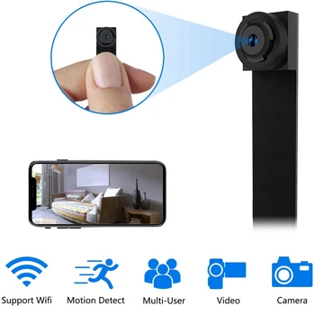 1080P WİFİ IP Mini Kamera Modülü Akıllı Ev Güvenlik 4K Küçük Taşınabilir Kamera kablosuz Uzaktan Kumanda Gizli Video Kaydedici