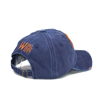 Klasik İtalik W Mektup İşlemeli beyzbol şapkası Yıkanmış Eski Solmaz Açık Güneşlik Şapka şapka beyzbol capy2k şapkalar