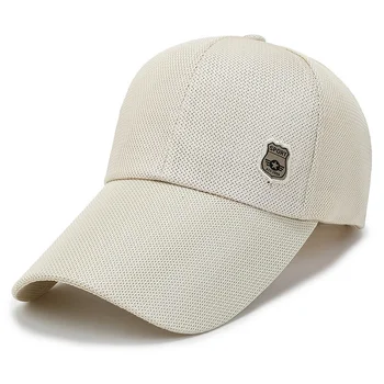 4.33 İnç Uzun Ağız beyzbol şapkası Golf Baba Şapka Nefes örgü şapka Ayarlanabilir şoför şapkası Güneş Koruma Spor Şapkaları