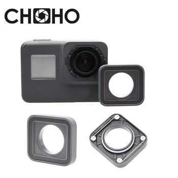 GoPro 5 için 6 7 Siyah Aksesuarları UV Filtre Lens kapağı Koruyucu Onarım Bölümü Git Pro HERO Spor Kamera