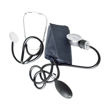 1 Adet Kol Tipi Tansiyon Aleti Çift Tüp Çift başlı Stetoskop Stetoskop