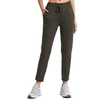 YENİ Kadın Egzersiz Koşu Tayt 4 Yönlü Streç Kumaş Süper Kalite Yoga Pantolon Yan Cepler ile Açık Spor Tayt