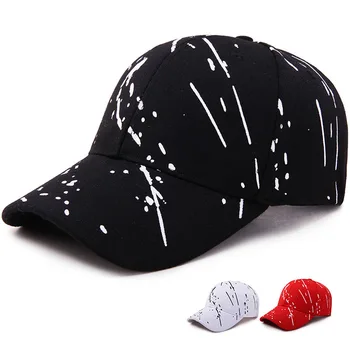 Erkekler beyzbol şapkası Graffiti Snapback Şapka Hip Hop Kapaklar Yaz Açık Erkek Ayarlanabilir siperlikli şapka Nefes Kap Uzun kenarlı şapka