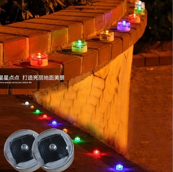 50 adet yeni LED GÜNEŞ PANELI yeraltı lambaları açık Deco De Noel Hyundai Solaris Scrubba güneş bahçe adım zemin oluk ışık