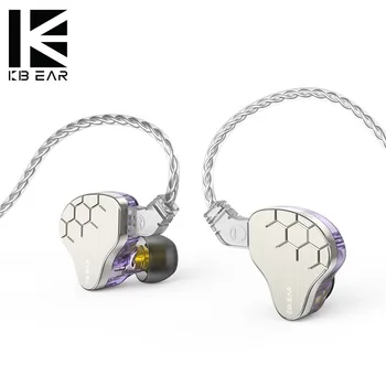 KBEAR Lark Hibrid 1DD + 1BA Sürücü KS1 Kulaklık HıFI Kulaklık Kablosu Kulaklık Müzik Spor Kulak Kablolu Kulaklık Kulakiçi IEMs