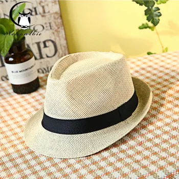 Orta yaşlı ve yaşlı erkekler yaz keten nefes küçük kap seyahat vizör kapağı katlanabilir hasır,Geniş kenarlı hasır şapka,Plaj şapkası