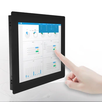 18.5 İnç Mini Tablet Bilgisayar Rezistif Dokunmatik Ekran Gömülü Endüstriyel All-in-one PC Dahili WiFi RS232 Com 1366 * 768