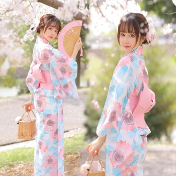 Kimono Kadın Resmi Japon Giyim Vintage Geleneksel Elbiseler Robe Yukata Cosplay Kostümleri Performans Photoshooting Geyşa