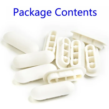 Klozet Tamponları Paketi Beyaz Durdurma Tampon Koltuk Tamponları Tuvalet Kapağı Aksesuarları Üst Kapak Yastık Yapışkan Pedleri Tuvalet Emici