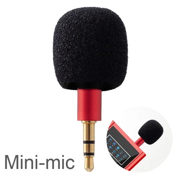 Taşınabilir Mini Mikrofon Mikrofon 3.5 mm Aux 3 Kutuplu Metal Kapasite Mikrofon Cep Telefonu Bilgisayar Dizüstü PC için Canlı Kayıt
