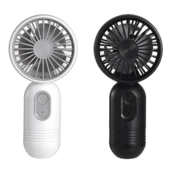 Taşınabilir Fanlar Mini Fanlar USB Şarj Edilebilir Kişisel Fan Seyahat / Kamp / Açık / Ev / Ofis 2 ADET