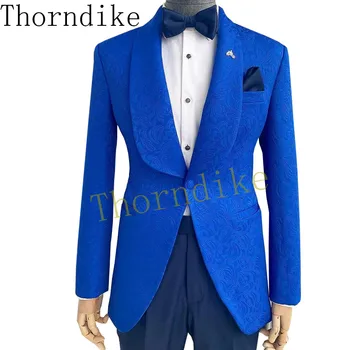 Thorndike 2021 Marka Siyah Erkek Takım Elbise Klasik Damat Düğün Takım Elbise Resmi Balo Yemeği Blazer Elbise Smokin Slim Fit Ceket Pantolon