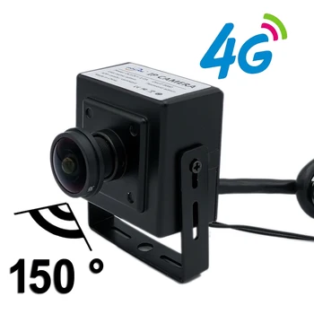 5MP 1080P SIM 4G Mini Kamera 4G IP Kamera Küçük Geniş Açı 1.8 mm Güvenlik Onvif P2P Cctv Camhi Küçük Alanlar için Ağ Olmadan