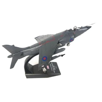 1: 72 İngiliz Deniz Harrier Jet Dikey Kalkış ve İniş AV-8B Uçak Modeli Alaşım Trim Savaş Uçağı Modeli