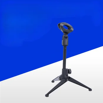 Mikrofon masaüstü standı Tripod Mini Taşınabilir Masa Standı Ayarlanabilir mikrofon standı Mikrofon Klip Tutucu Braketi Hafif Braketi