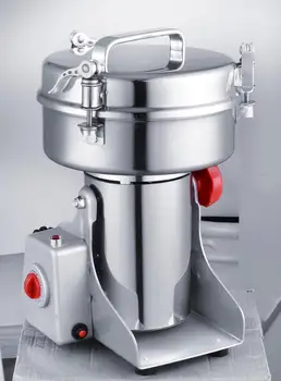 800g Süper İnce Susam Badem toz öğütücü Makinesi baharat öğütme buğday değirmeni makinesi
