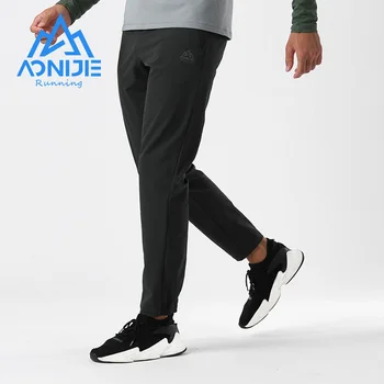 AONIJIE FM5145 Erkek Erkekler Açık Spor Kalınlaşmış Pantolon Elastik Kemer Sweatpants Sıkılır Hem Kış Koşu İçin
