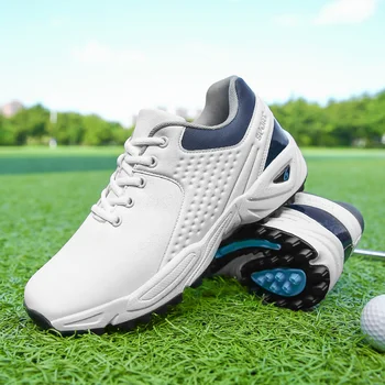 Yeni erkek Golf ayakkabıları Su Geçirmez kaymaz Açık Golf spor ayakkabıları Profesyonel Golf ayakkabıları Golf ayakkabıları Erkekler