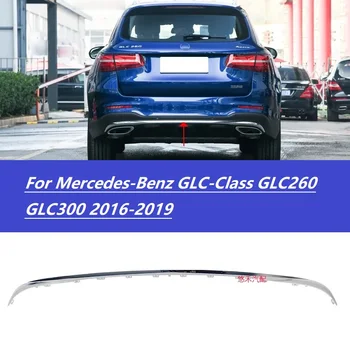 Arka tampon galvanik dekoratif şerit Mercedes-Benz GLC Sınıfı GLC260 GLC300 2016-2019
