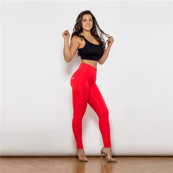 Shascullfites Melodi Yoga Pantolon Kadın Spor Tayt Seksi Nefes Spor Push Up Ezme Yüksek Bel spor salonu taytları Kadın
