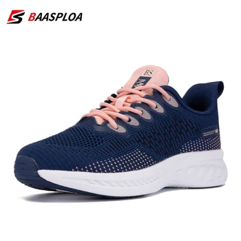 Baasploa 2022 Yeni Kadın Moda Spor Ayakkabı Hafif Örgü koşu ayakkabıları Kadın Tenis Spor Ayakkabı Rahat yürüyüş ayakkabısı