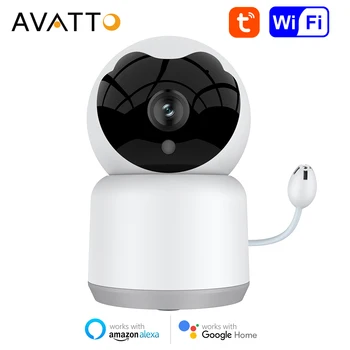 AVATTO Tuya WiFi Akıllı bebek kamerası Gözetim Kamera güvenlik kamerası bebek izleme monitörü Cruise İzleme Kapalı Ev Güvenlik