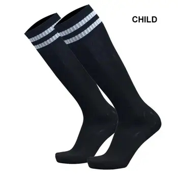 1 Çift kaymaz futbolcu çorapları İçin Çocuk Çocuk kaymaz Futbol Basketbol Tenis spor çoraplar Kavrama Bisiklet Sürme Çorap