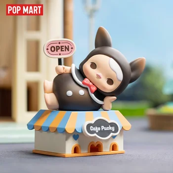 Kör Kutu POP MART ŞANSSIZ Tavşan Cafe Serisi Gizem Kutusu 1 ADET / 12 ADET Aksiyon Figürü Sevimli Oyuncak Tahmin Çantası Kawaii Bebek çocuk oyuncakları