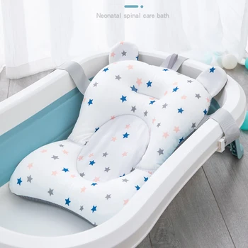 Bebek banyo oturağı Destek Mat Katlanabilir bebek küveti Ped ve Sandalye Yenidoğan Küvet Yastık Bebek Kaymaz Yumuşak Konfor Vücut Yastık