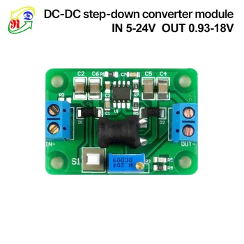 DC-DC Adım-Aşağı Senkron düzeltme Ayarlanabilir Güç kaynağı buck dönüştürücü gerilim LED göstergesi / Düğme Switch10 adet / grup]