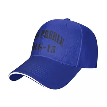 Yeni USS PREBLE (DLG-15) GEMİ MAĞAZASI beyzbol şapkası Şapka Spor Kapaklar Şapka Plaj Vahşi yuvarlak şapka Kız Şapka Erkek