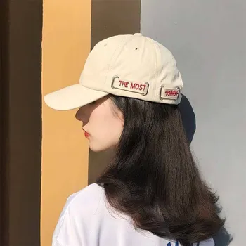 Yaz Yeni Stil Kadın Erkek beyzbol Şapkası Rahat Ayarlanabilir Nakış Snapback Hip Hop Kapaklar Unisex Kamyon Şoförü Baba Şapka