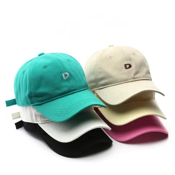 2023 Yeni kadın Şapka İlkbahar ve Sonbahar Vintage Mektup D İşlemeli beyzbol şapkası Açık erkek Spor Sokak Güneş Koruyucu Şapka Kap
