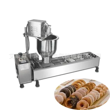 Elektrikli Otomatik Kek Çörek Makinesi Çok Fonksiyonlu donut yapma makinesi Paslanmaz Çelik Çörek Makinesi Fritöz